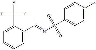4 -甲基-N-(1-(2-氟甲基)苯基乙基)苯磺酰胺结构式