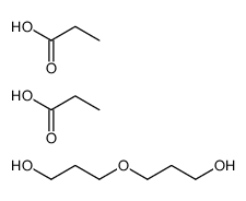 3-(3-hydroxypropoxy)propan-1-ol,propanoic acid Structure