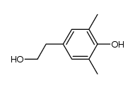 4-(2-hydroxyethyl)-2,6-dimethylphenol结构式