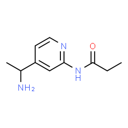 N-(4-(1-aminoethyl)pyridin-2-yl)propionamide结构式
