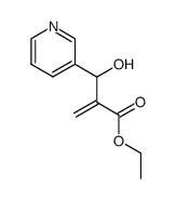 ethyl-2-(hydroxy(pyridin-3-yl)methyl)acrylate结构式