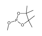 2-METHOXY-4,4,5,5-TETRAMETHYL-[1,3,2]-DIOXAPHOSPHOLANE Structure