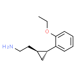 Cyclopropaneethanamine, 2-(2-ethoxyphenyl)-, trans- (9CI)结构式