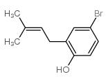 4-BROMO-2-(3-METHYL-2-BUTENYL)-PHENOL结构式