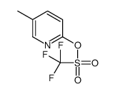 5-Methyl-2-(trifluoromethanesulfonyl)Oxypyridine Structure