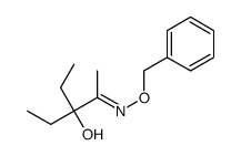 (2Z)-3-ethyl-2-phenylmethoxyiminopentan-3-ol Structure