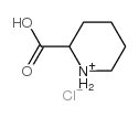 哌啶-2-甲酸盐酸盐结构式