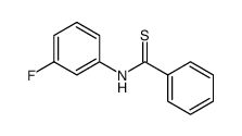 N-(3-fluoro-phenyl)-thiobenzamide结构式