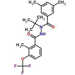 N'-(3,5-Dimethylbenzoyl)-2-methyl-N'-(2-methyl-2-propanyl)-3-(trifluoromethoxy)benzohydrazide结构式