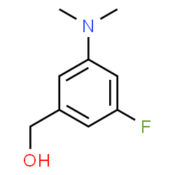 [3-(Dimethylamino)-5-fluorophenyl]methanol结构式