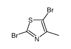 2 , 5-DIBROMO-4-METHYLTHIAZOLE Structure