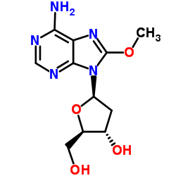 8-methoxy-2'-deoxyadenosine结构式