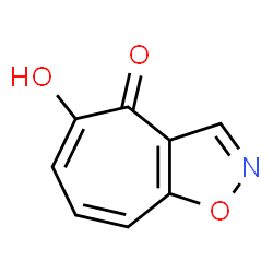 5H-Cyclohept[d]isoxazol-5-one,4-hydroxy-(9CI)结构式