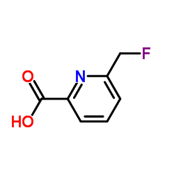 6-(Fluoromethyl)-2-pyridinecarboxylic acid Structure