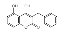 3-benzyl-2,5-dihydroxy-chromen-4-one structure
