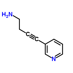 3-Butyn-1-amine,4-(3-pyridinyl)-(9CI) structure