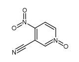 4-nitro-3-cyanopyridine N-oxide Structure