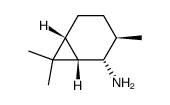 2-trans-Amino-3-ref-(CH3)-trans-caran Structure