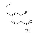 2-fluoro-4-propylbenzoic acid Structure