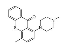 4-Methyl-1-(4-methyl-1-piperazinyl)-9H-thioxanthen-9-one Structure