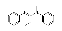 N,S-dimethyl-N,N'-diphenyl-isothiourea结构式