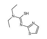 1,1-diethyl-3-(1,3-thiazol-2-yl)thiourea结构式