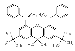 (r,r)-2,7-di-tert-butyl-9,9-dimethyl-4,5-bis(methylphenylphosphino)xanthene Structure