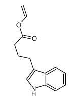 ethenyl 4-(1H-indol-3-yl)butanoate结构式