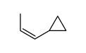 [(E)-prop-1-enyl]cyclopropane结构式