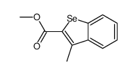 3-Methylbenzo[b]selenophene-2-carboxylic acid methyl ester结构式