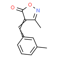 3-Methyl-4-(3-methylbenzylidene)-2-isoxazolin-5-one结构式