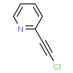 Pyridine, 2-(chloroethynyl)- (9CI) Structure