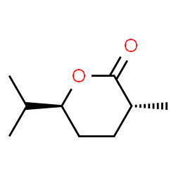 2H-Pyran-2-one,tetrahydro-3-methyl-6-(1-methylethyl)-,(3R,6S)-(9CI) structure