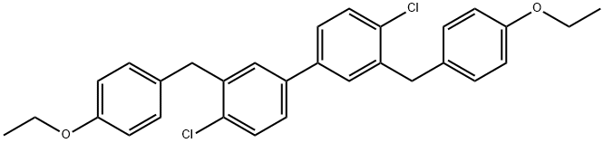 4,4'-dichloro-3,3'-bis(4-ethoxybenzyl)-1,1'-biphenyl picture