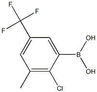 2-Chloro-3-methyl-5-trifluoromethylphenylboronic acid picture