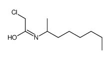 2-氯-N-(1-甲基庚基)乙酰胺结构式
