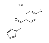 1-(4-chlorophenyl)-2-(1H-imidazol-1-yl)ethanone hydrochloride Structure
