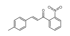 (2E)-3-(4-methylphenyl)-1-(2-nitrophenyl)-2-propen-1-one Structure