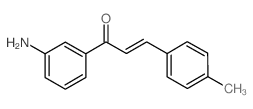 (E)-1-(3-aminophenyl)-3-(4-methylphenyl)prop-2-en-1-one结构式
