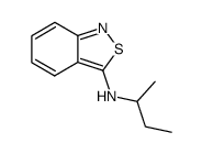 benzo[c]isothiazol-3-yl-sec-butyl-amine结构式