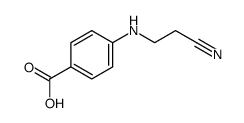 Benzoic acid, p-[(2-cyanoethyl)amino]- (7CI,8CI) Structure
