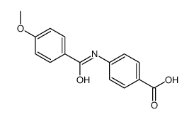 4-(4-METHOXY-BENZOYLAMINO)-BENZOIC ACID Structure