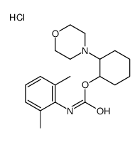 (2-morpholin-4-ium-4-ylcyclohexyl) N-(2,6-dimethylphenyl)carbamate,chloride结构式