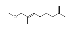 1-methoxy-2,7-dimethyl-2,7-octadiene结构式