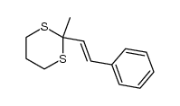 2-methyl-2-styryl-1,3-dithiane Structure