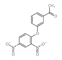 Ethanone,1-[3-(2,4-dinitrophenoxy)phenyl]-结构式