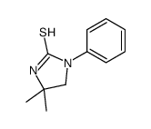 1-Phenyl-4,4-dimethyl-2-imidazolidinethione结构式