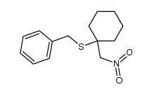 1-benzylthio-1-nitromethylcyclohexane Structure