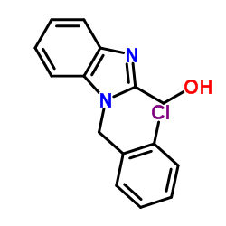 [1-(2-Chlorobenzyl)-1H-benzimidazol-2-yl]methanol结构式