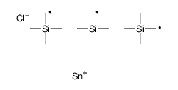 [chloro-bis(trimethylsilylmethyl)stannyl]methyl-trimethylsilane Structure